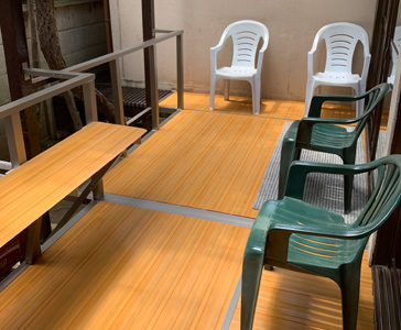 男湯側の休憩所