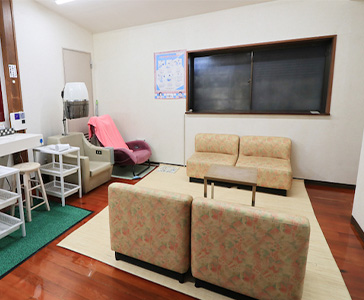 女湯側の休憩所